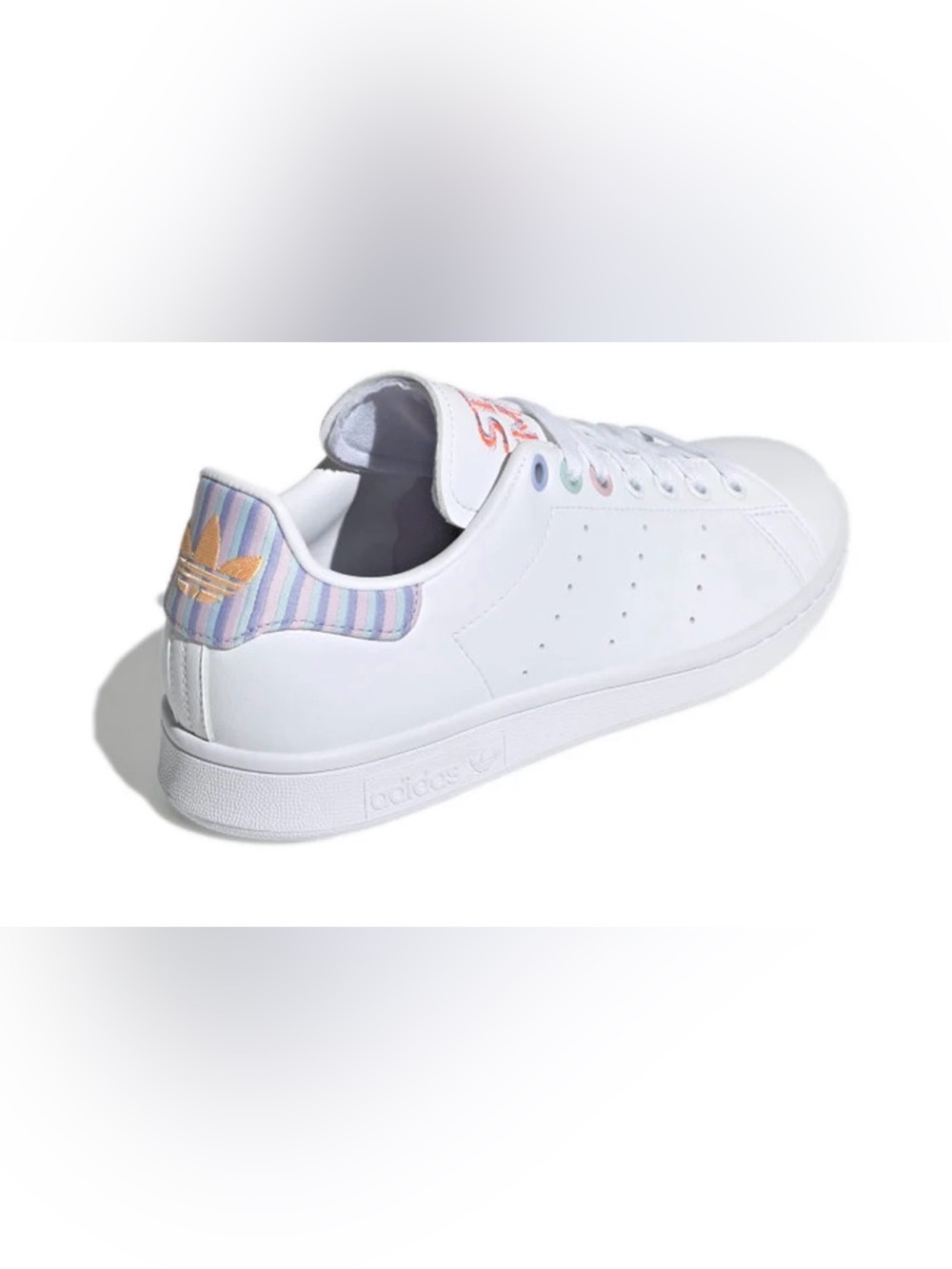 Adidas Stan Smith White Violet Tone- Size Women 11.5/Men 10
